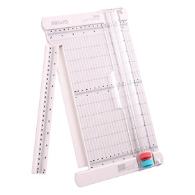 KW-trio Máy cắt giấy cầm tay Độ dài cắt 12.6 inch Máy xén giấy thủ công để bàn với Máy cắt đường gấp cạnh thẳng