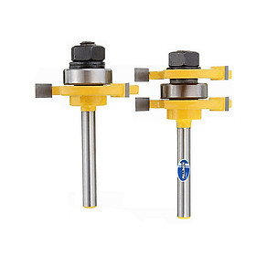 Mua Bộ 2 mũi phay ghép ván gỗ cán 6.35mm