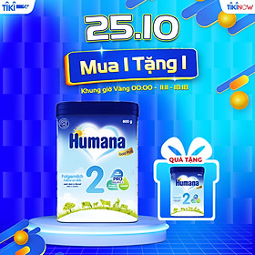 Sữa Bột Công Thức Dinh Dưỡng Dành Cho Trẻ Humana Gold Plus 2 - Nhập Khẩu Từ Đức - Date 04/04/2024