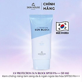 T44 Kem chống nắng giúp sáng da và ngăn ngừa lão hóa Uv Protection Sun Block Spf 50+/Pa+++ 50ml