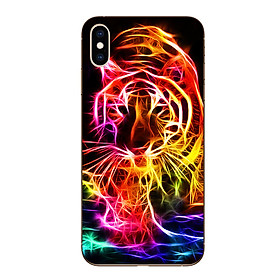 Ốp lưng dẻo cho Iphone XS Max - Tiger 03