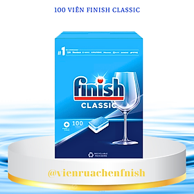 Viên rửa bát tổng hợp FINISH 100 viên hương chanh