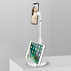 Giá Đỡ, Kẹp Điện Thoại, Ipad Kéo Dài 38Cm Để Bàn Xem Phim, Chụp Hình Đa Năng Xoay 360 Độ Chuyên Dụng