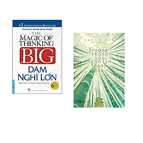 Hình ảnh Combo 2 cuốn sách: Dám Nghĩ Lớn (Bìa cứng) + Trưởng thành sau ngàn lần tranh đấu (Tái bản)