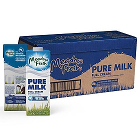Thùng 12 Hộp sữa tươi tiệt trùng Nguyên kem Meadow Fresh 1L/ hộp