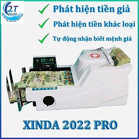 Máy đếm tiền phát hiện tiền g.i.ả.  tiền khác loại XIN.DA 2022 Pro, đa năng. mẫu mới 2022