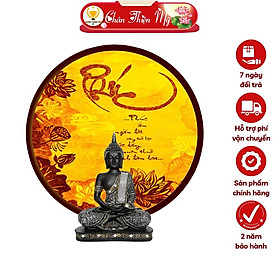 Mua Đèn Thờ Hào Quang Phật Tranh Trúc Chỉ  Trang Trí Bàn Thờ  Hào Quang Trúc Chỉ Hoa Sen Chữ Phúc TC-HQ-20