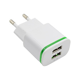 Adapter Sạc Du Lịch Đa Năng 2 Cổng USB (5V) (21A)