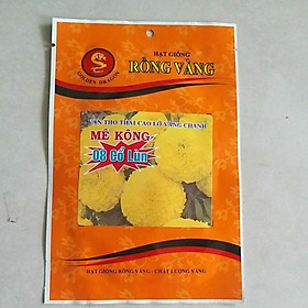Hạt giống vạn thọ thái cao lỡ vàng chanh Mê Kong Rồng Vàng 08 cổ lùn