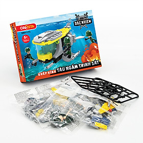 Đồ Chơi Ghép Hình Duka - Lực Lượng Đặc Nhiệm_ Tàu Ngầm Trinh Sát DK81173