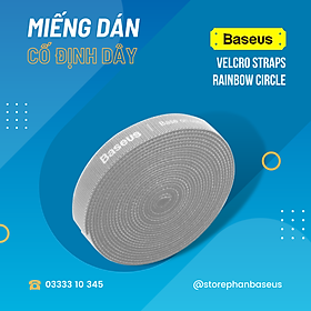 Mua Dây dán dính | Baseus Rainbow Circle Velcro Straps cố định dây cáp  dây điện  dây sạc - Hàng Chính Hãng