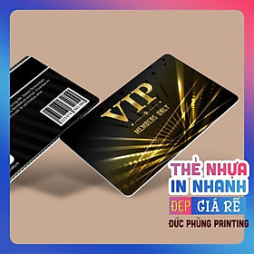 Combo 200 thẻ nhựa (thẻ vip, thẻ xe, thẻ nhân viên)