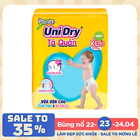Tã Quần Unidry Ultra Jumbo XL62 (62 Miếng)