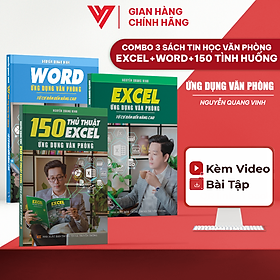 Ảnh bìa Combo 3 Sách Word Và Excel Và 150 Thủ Thuật Ứng Dụng Văn Phòng Từ Cơ Bản Đến Nâng Cao