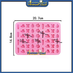 Khuôn Silicon làm kẹo /chip chip /..Nguyên Liệu Và Nhiều Mẫu Mới Tự Chọn