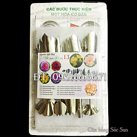 Mua Bộ 10 dụng cụ làm rau câu 3D – Bộ số 13 - Tặng kèm kim nhụy – Mã số 1510