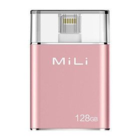 Ổ Cứng Di Động Mili IDATA 128GB USB 3.0 (Hồng) - Hàng Chính Hãng