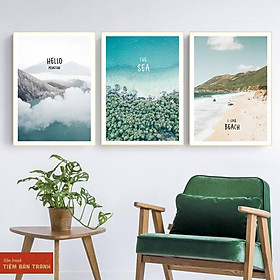 Tranh canvas cao cấp - Bộ 3 bức canvas tổng hợp 14