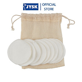 Mua Bộ 10 bông tẩy trang | JYSK Vad | cotton sợi tre | DK8cm