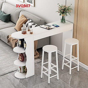 Mua Quầy bar mini  quầy bar kiêm vách ngăn phòng khách nhà bếp 3VQB07 ( Không kèm ghế )