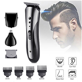 Hair Clipper Beard Trimmer Kit for Men 3 in 1 Beard Nose Ear Hair Clipper Nose Trimmer Beard Shaver Hair Cutting