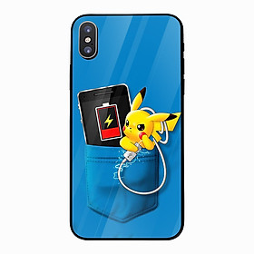 Ốp điện thoại kính cường lực cho máy iPhone X - Sac pin MS ACTDA007