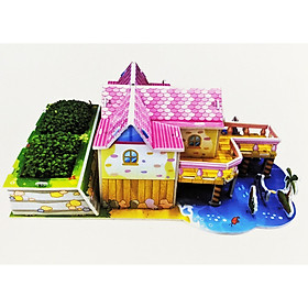 Mô Hình Lắp Ghép Trang Trí - Biệt Thự Bãi Biển