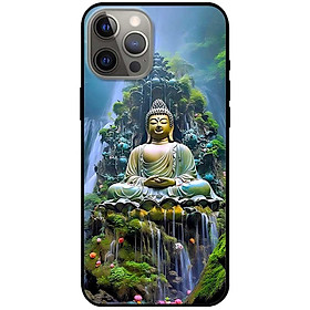 Ốp lưng dành cho Iphone 12 - 12 Pro - 12 Pro Max - 13 Mini - 13 - 13 Pro - 13 Pro Max - Đức Phật Thiền - Hàng Chính Hãng