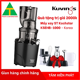 Máy ép chậm  Kuvings KSP-2428CB (400ml) Màu đen Carbon - Hàng chính hãng