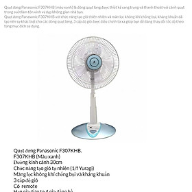 Mua Quạt đứng panasonic F307 (Hàng chính hãng)