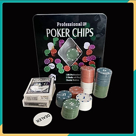 Game Bài Gồm 100 Phỉnh Poke Chips và 2 bộ bài Tây FREESHIP