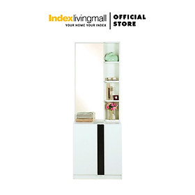 Mua Bàn trang điểm kết hợp tủ và kệ PIANO/P chất liệu gỗ phủ melanine trắng sang trọng | Index Living Mall -  Phân phối độc quyền tại Việt Nam