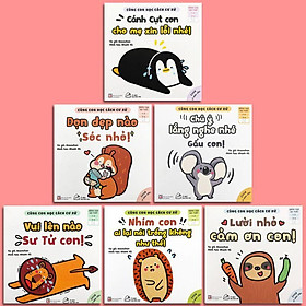 Sách Ehon Kỹ Năng Sống Cùng Con Học Cách Cư Xử (1 - 6 tuổi) Bộ 6 quyển