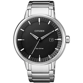 Đồng Hồ Nam Citizen Dây Thép Không Gỉ BM7370-89E - Mặt Đen (Sapphire)