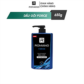 Dầu Gội Cao Cấp Cho Nam Romano Force (650g)