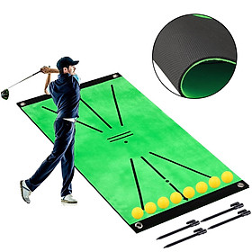 Golf Training Mat Batting Practice Hitting Aid Game Pad Home Outdoor