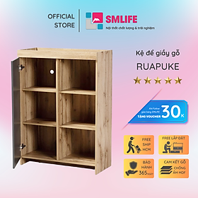 Tủ giày gỗ công nghiệp thiết kế đẹp hiện đại SMLIFE Ruapuke