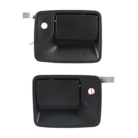 Front Exterior Door Handle Direct Replaces Black for  F250 350 450