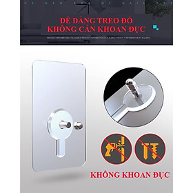 Miếng dán thanh chắn giường, Vít dán tường treo đồ không cần khoan đục