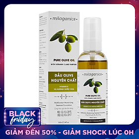 Dầu Olive Nguyên Chất Milaganics (100ml)