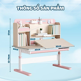 Mua Bàn học sinh thông minh đa năng  nâng hạ tay quay  điều chỉnh góc nghiêng  chống cận Juno sofa CTIRPro100 kèm đèn ngang 120cm