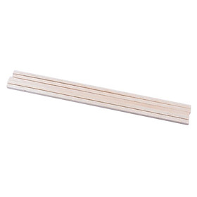 10 Cái 5*5*250 Mm Thủ Công Thanh Vuông Thanh Gỗ Balsa Thanh Sở Thích Mô Hình DIY Dụng Cụ