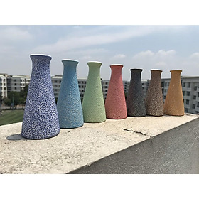 Mua BÌNH GỐM MEN SẦN BÓNG- - hoa khô - lọ hoa - gốm trang trí - decor - gốm sứ bát tràng MS 206-6