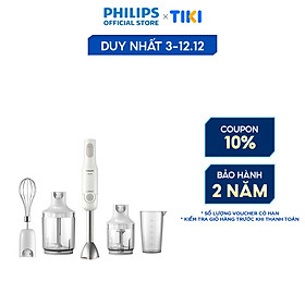 Mua Máy xay cầm tay Promix PHILIPS HR2537 /00 650W full phụ kiện - Hàng Chính Hãng
