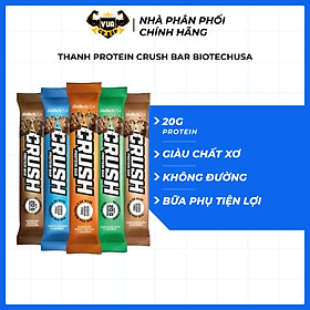 Thanh Protein Crush Bar BiotechUSA Hộp 12 Thanh