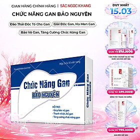 Thực phẩm bảo vệ sức khỏe Viên uống Chức năng gan Bảo Nguyên