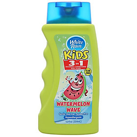 Dầu tắm gội trẻ em White Rain Kids 3in1 Watermelon Wave 354ml