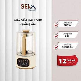 Mua Máy làm sữa hạt Seka E500 - Có chống ồn - 1.5 lít - 9 Chức năng tiếng Việt - Hàng chính hãng