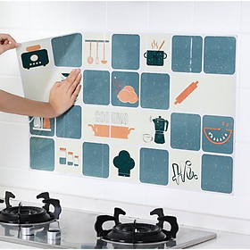 Mua Miếng Giấy  Tấm Decal trang trí tráng nhôm dán tường nhà bếp cách nhiệt đa năng MissuVN
