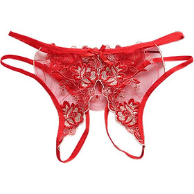 Quần lót nữ ren lọt khe cực sexy nóng bỏng - Màu đỏ